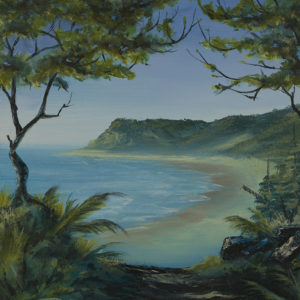 A Coastline - Acrylic on Canvas