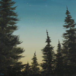 An Evening Sky - Acrylic on Canvas